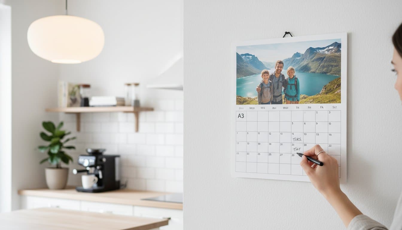 Kalender 2026: Lag en personlig fotokalender med egne bilder