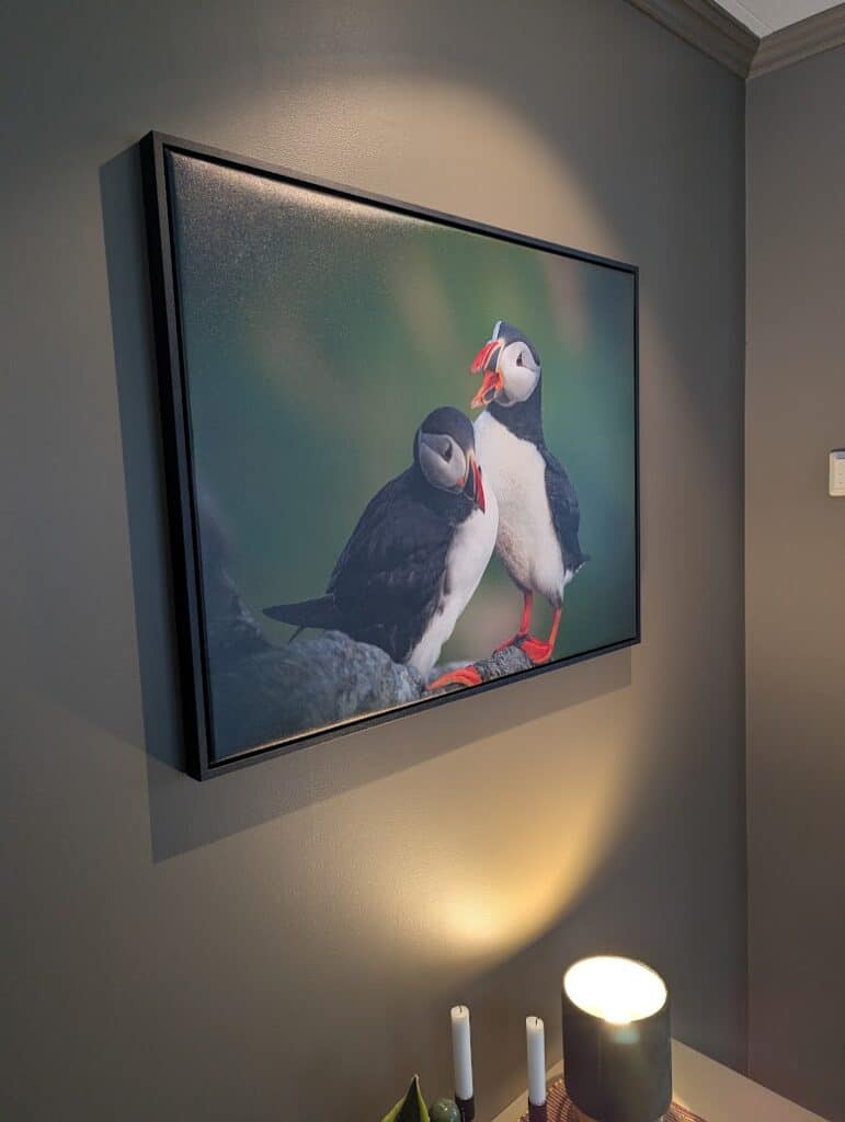 Lerret med sveveramme