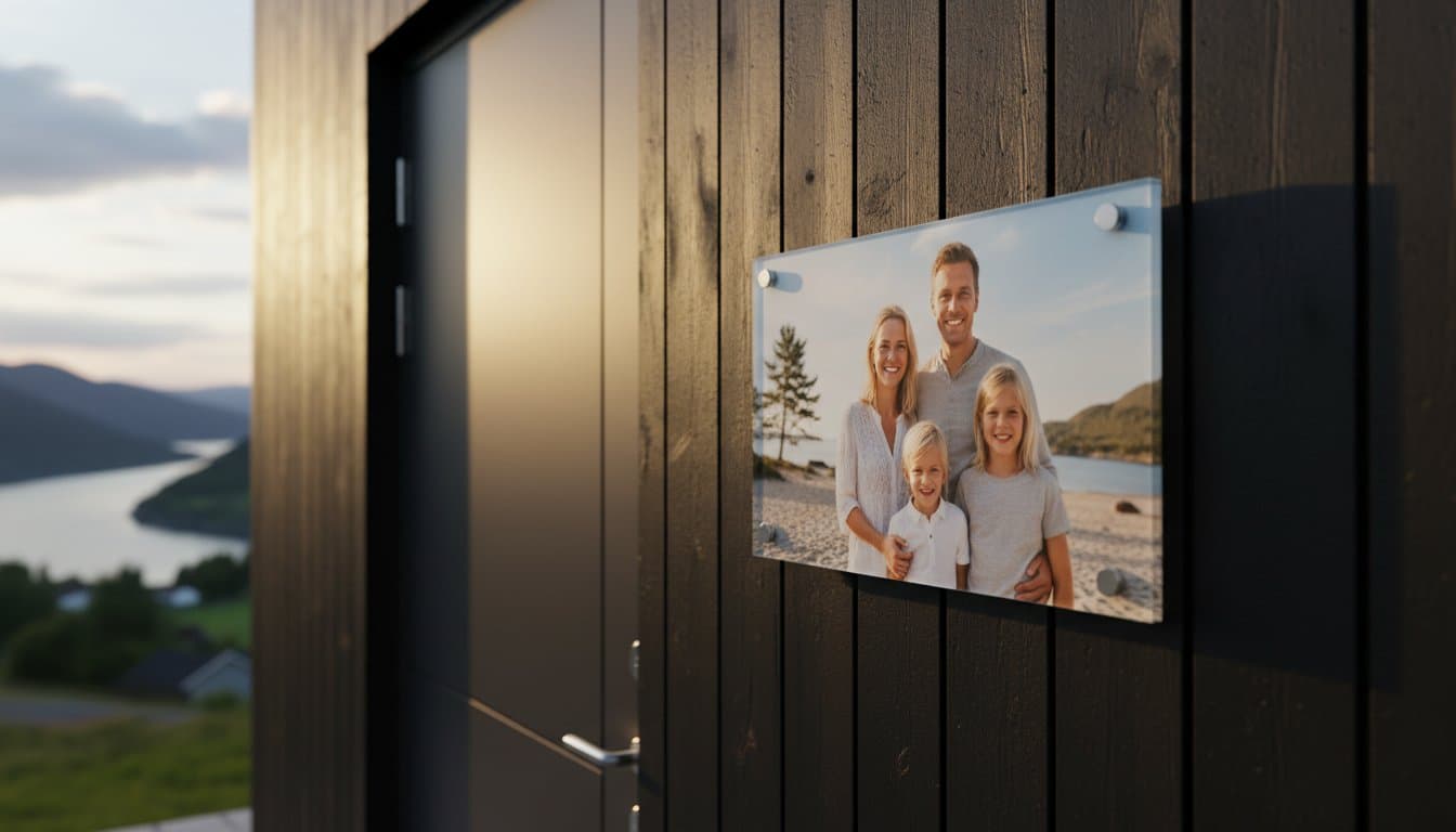 Dørskilt med eget bilde: Slik lager du et personlig velkomstskilt